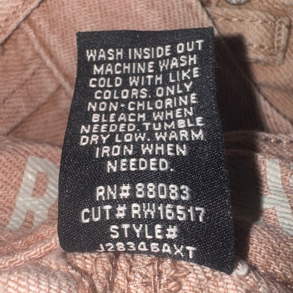 Re-Wash BARREL JEANS - SANDSTONE color. Size junior 5/27. Worn once! EUC. - Picture 14 of 14